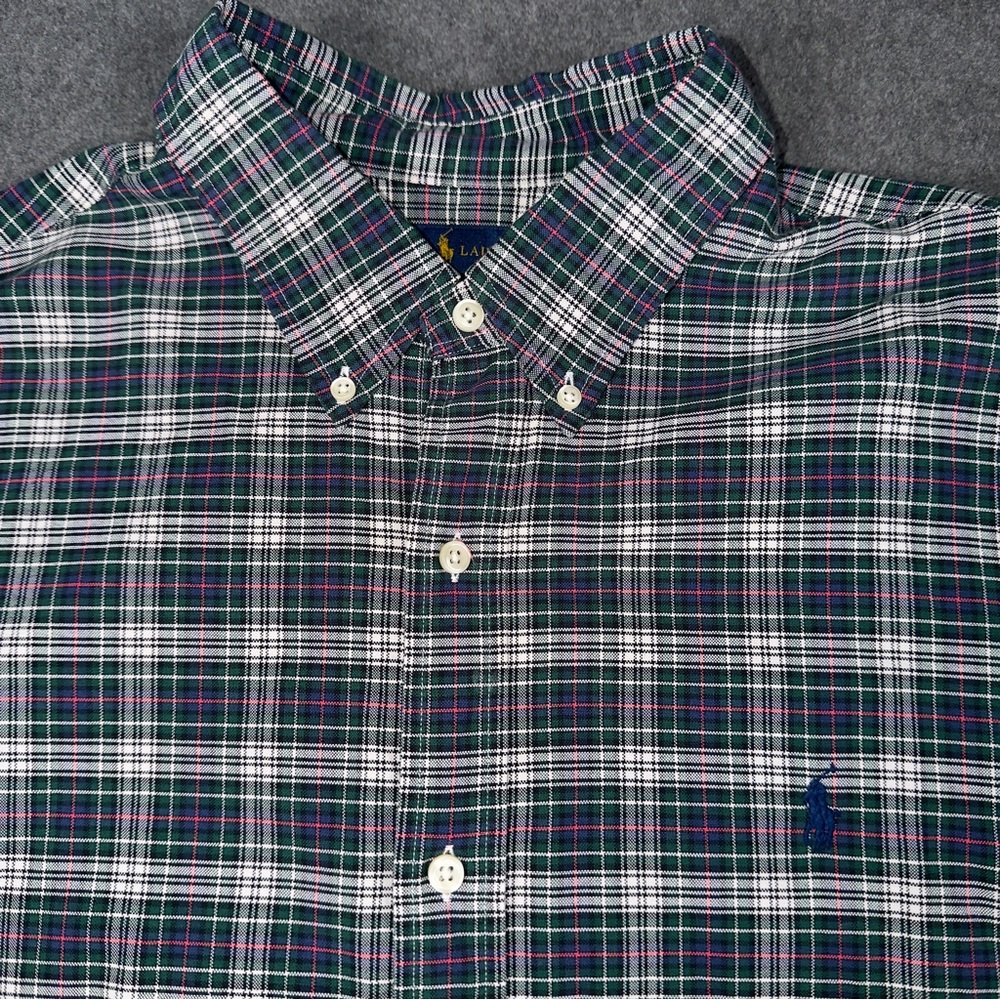 Polo Ralph Lauren XL Tartan Plaid Oxford Shirt
